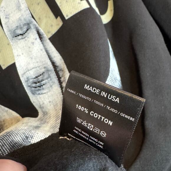 •NWT• Homme + Femme LA Black Twisted Fingers Cream • Men’s Large - Picture 5 of 10